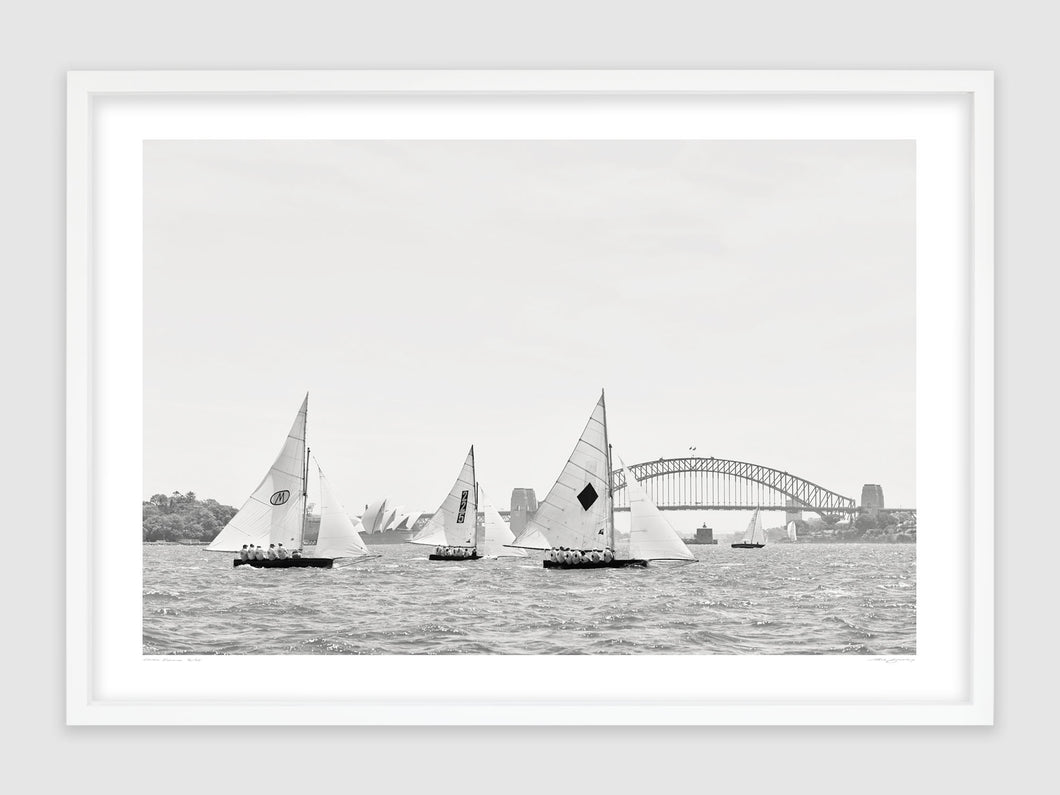 Vintage 18' skiffs #4, Sydney Harbour